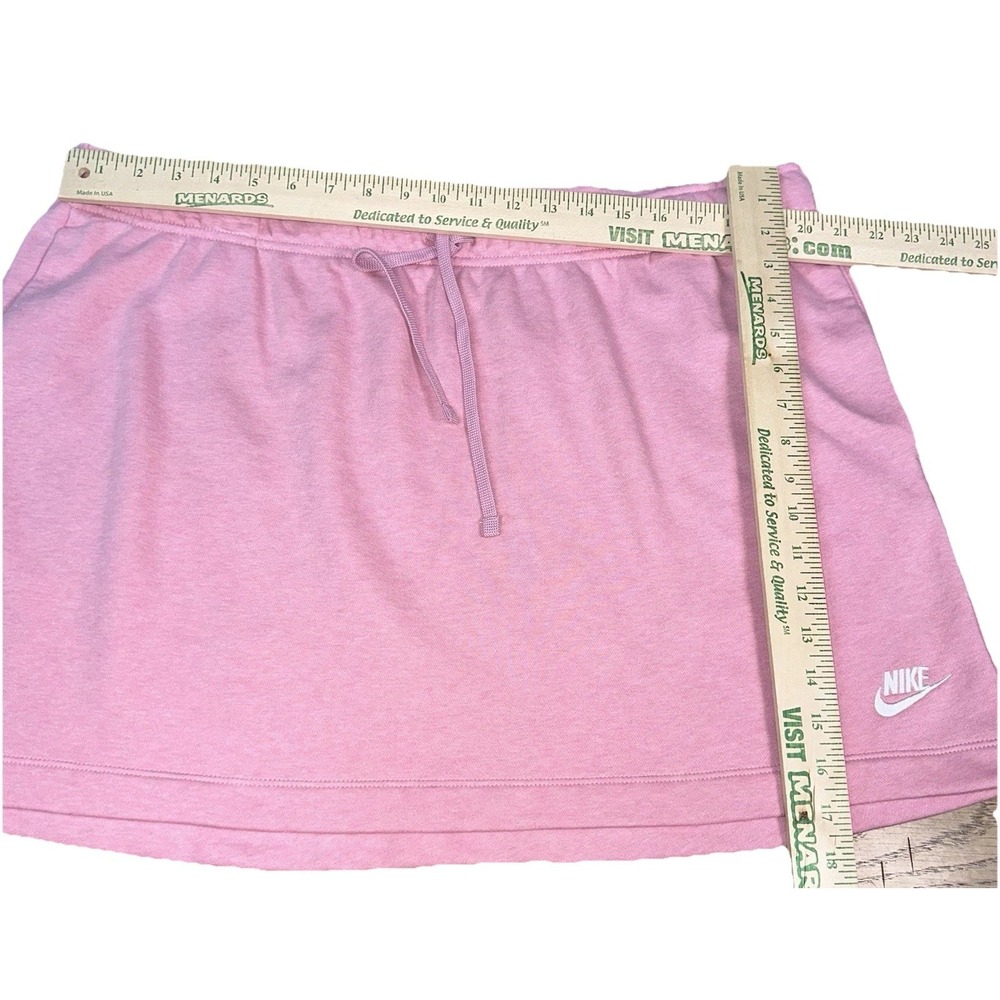 NWT Nike Club Fleece Pink Standard Fit Mid Rise Skirt Women's 2XL XXL HV2344-699 - Picture 7 of 7